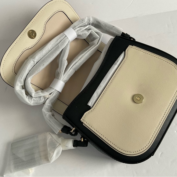 NWT Marc Jacobs Mini Rider Leather Crossbody Bag in Smoked Almond - Picture 3 of 12